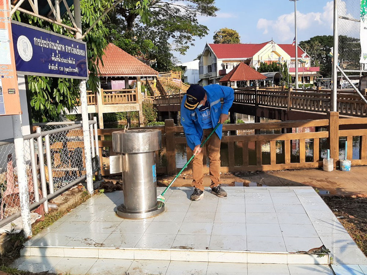 จุดน้ำประปาดื่มได้ สำนักงานเทศบาลตำบลเวียงเชียงของ