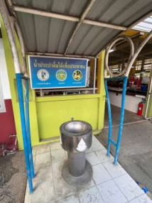 จุดน้ำประปาดื่มได้ ตลาดเทศบาลตำบลท่าหลวง