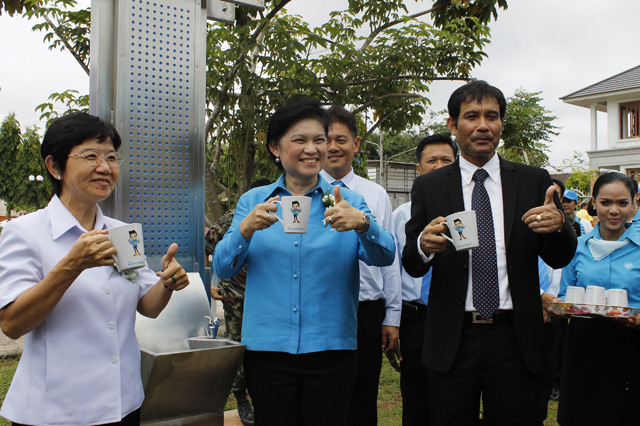 ประมวลภาพพิธีประกาศพื้นที่น้ำประปาดื่มได้ลำดับที่ 157