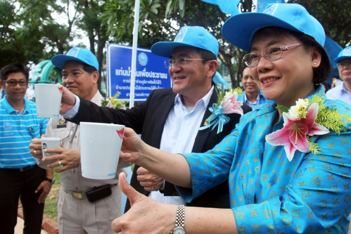 ประมวลภาพพิธีประกาศพื้นที่น้ำประปาดื่มได้ลำดับที่ 182