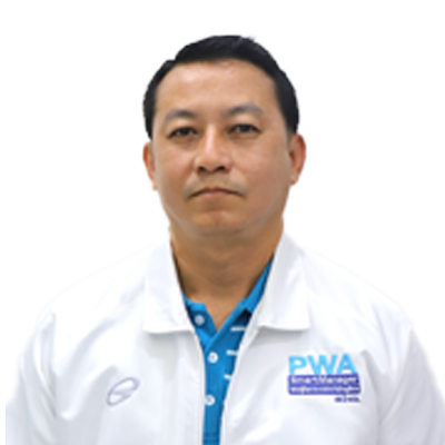 รูปผู้จัดการการประปาส่วนภูมิภาค <br> สาขาขาณุวรลักษบุรี นายนรินทร์ จันทรังษี