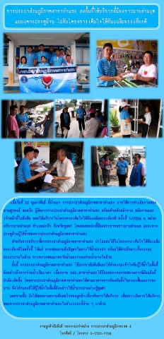 การประปาส่วนภูมิภาคสาขาท่าแซะ ลงพื้นที่ให้บริการพี่น้องชาวมาบอำมฤต  แบบเคาะประตูบ้าน ไปกับโครงการเติมใจให้กันเฉลิมพระเกียรติ