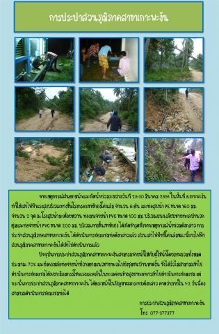 ติดตามสถานะการปัจจุบัน การประปาส่วนภูมิภาคสาขาเกาะพะงัน