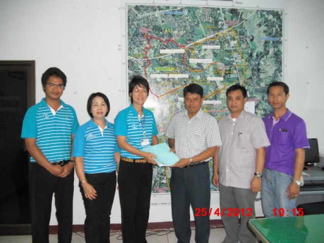 กปภ.สาขาเชียงใหม่ (พ.) รับมอบท่อและอุปกรณ์ จากองค์กรปกครองส่วนท้องถิ่น-เทศบาลตำบลหนองผึ้ง