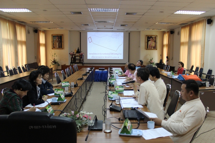 กปภ.ข.๙ ประชุมร่วมกับการเคหะแห่งชาติเพื่อหาข้อสรุปในแผนการวางท่อส่งน้ำให้กับหมู่บ้านเอื้ออาทรแม่สาย