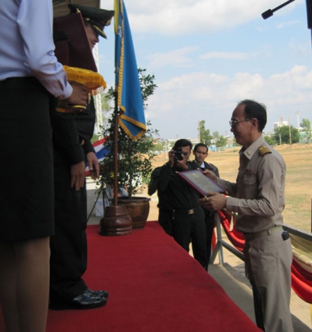 กปภ.สาขาสุรินทร์รับมอบโล่เกียรติคุณ จากหน่วยฝึกนักศึกษาวิชาทหารจังหวัดทหารบกสุรินทร์