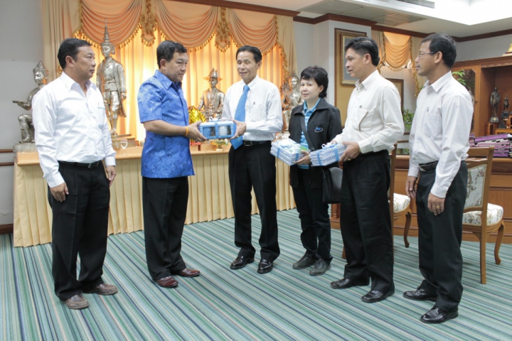 กปภ.ข.๕ สวัสดีปีใหม่ผู้ว่าราชการจังหวัดตรัง