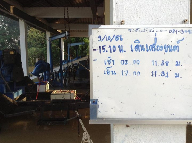 กปภ.สาขากบินทร์บุรี เริ่มจ่ายน้ำได้แล้ว