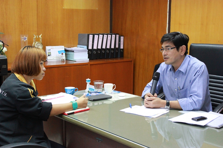 ผจก.สาขาพัทยา (พ) ให้สัมภาษณ์สื่อท้องถิ่น ย้ำแล้งนี้ไม่ขาดน้ำแน่นอน