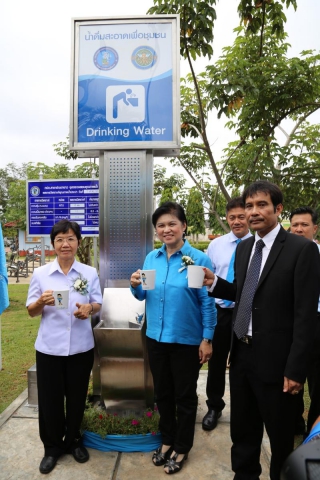กปภ.คืนความสุขให้ประชาชน เปิดประปาดื่มได้เพิ่มที่ย่านตาขาว