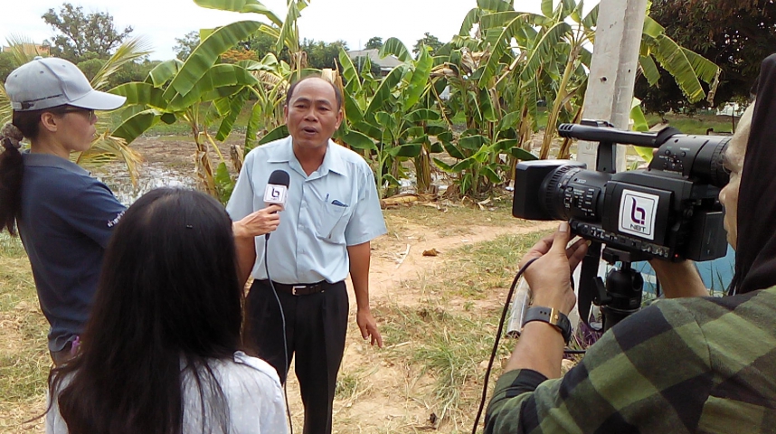 การประปาส่วนภูมิภาคสาขากระนวน และนายอำเภอกระนวน จังหวัดขอนแก่น ให้สัมภาษณ์ สำนักข่าว NBT เรื่องสถานการณ์ภัยแล้ง และกระบวนการแก้ปัญหาภัยแล้ง อย่างยั่งยืน