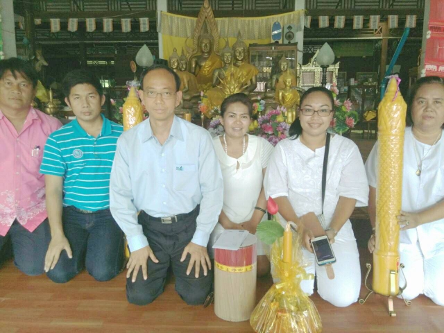 กปภ.สาขาปราจีนบุรี ร่วมถวายเทียนพรรษาและจตุปัจจัยไทยทานแด่พระสงฆ์ ณ วัดนาปรือ ต.เนินหอม อ.เมือง จ.ปราจีนบุรี