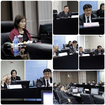 คณะกรรมการตรวจสอบของ กปภ ประชุมครั้งที่ 9/2558 เมื่อวันที่ 17 ธันวาคม 2558
