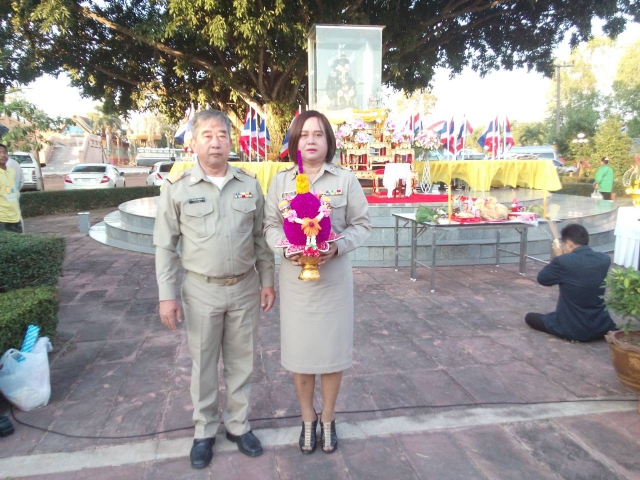 การประปาส่วนภูมิภาคสาขาปราจีนบุรี ร่วมพิธีวางพวงมาลาเนื่องในวันสมเด็จพระเจ้าตากสินมหาราช ณ วัดบางคาง ต.รอบเมือง อ.เมืองปราจีนบุรี จ.ปราจีนบุรี