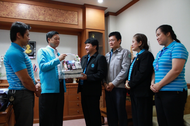 กปภ.ชม.(พ) สวัสดีปีใหม่ รองผู้ว่าราชการจังหวัดเชียงใหม่ และ ผู้ช่วยประชาสัมพันธ์จังหวัดเชียงใหม่
