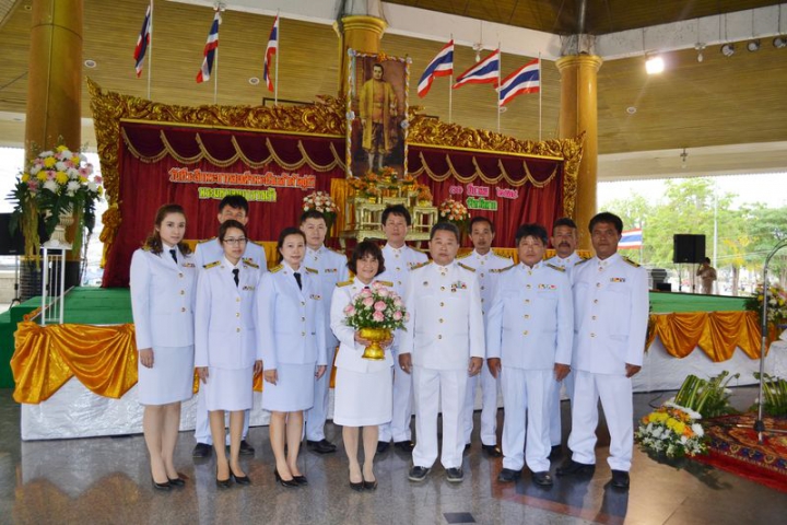 กปภ.สาขาตาก ร่วมงานรัฐพิธี วันที่ระลึกมหาเจษฎาบดินทร์ พระนั่งเกล้าเจ้าอยู่หัว และงานวันข้าราชการพลเรือน จังหวัดตาก ประจำปี 2559