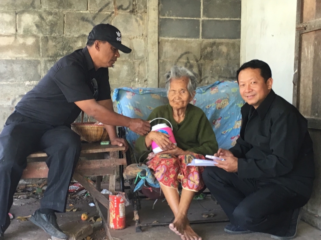 กปภ.สาขาลำปลายมาศ จัดกิจกรรม โครงการเติมใจให้กัน (HOME CARE)ครั้งที่ ๑ ประจำปี ๒๕๖๐