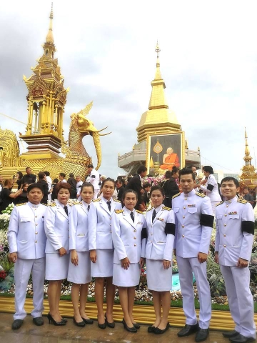 กปภ.ข.๗ ร่วมพิธีพระราชทานเพลิงศพพระอุดมญาณโมลี (จันทร์ศรี จนฺททีโป)