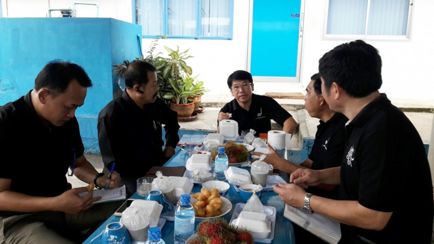 กปภ.สาขาพนัสนิคม จัดกิจกรรม Morning Talk ประจำเดือน พ.ค. 60