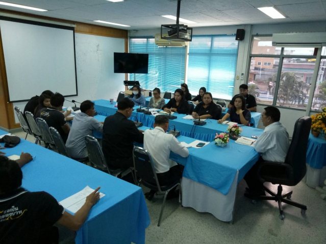 การประปาส่วนภูมิภาคสาขาปราณบุรี จัดประชุมประจำเดือนตุลาคม 2560