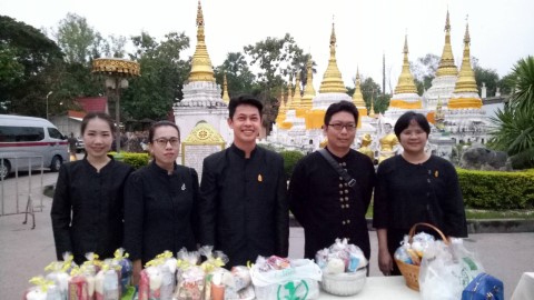 กปภ.สาขาลำปาง ร่วมพิธีบำเพ็ญกุศลเพื่อถวายพระราชกุศลครบรอบ ๑ ปี วันสวรรคตพระบาทสมเด็จพระปรมินทรมหาภูมิพลอดุลยเดช บรมนาถบพิตร
