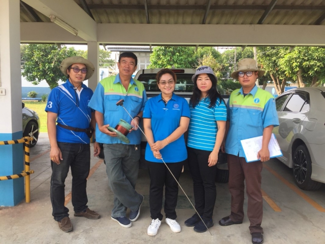 กปภ.สาขาบ้านโป่ง ทำกิจกรรมลดน้ำสูญเสีย วันอังคารที่ 13 มีนาคม 2561