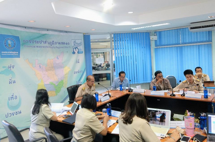 รปก.1 เป็นประธานในการประชุมติดตามผลการดำเนินงานประจำปีงบประมาณ 2561 ของ กปภ.สาขาในสังกัด กปภ.ข.10