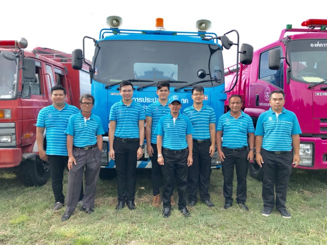กปภ.เขต 10 ร่วมกับสำนักงาน ปภ.จังหวัดนครสวรรค์และหน่วยงานที่เกี่ยวข้องจัดกิจกรรมเตรียมความพร้อมการช่วยเหลืออุทกภัยและดินโคลนถล่ม