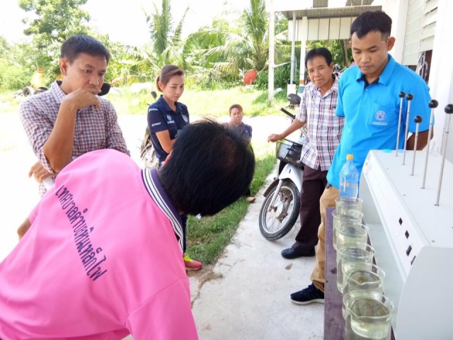 กปภ.สาขาบุรีรัมย์จัดโครงการใส่ใจผู้บริโภคเทศบาลตำบลหินเหล็กไฟ