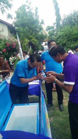 กปภ.สาขาลำปลายมาศ ร่วมกิจกรรม โครงการอำเภอยิ้มประจำเดือนมิถุนายน 2561