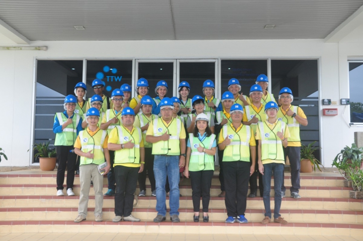 กองระบบผลิตและควบคุมคุณภาพน้ำ กปภ.ข.๓ ศึกษาดูงานด้านระบบผลิตและควบคุมคุณภาพน้ำ ณ บริษัท ทีทีดับบลิว จำกัด (มหาชน)