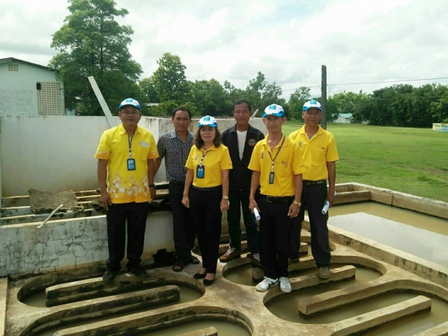 กปภ.สาขากุฉินารายณ์บูรณาการร่วมกับหน่วยงานในท้องถิ่นแก้ไขปัญหาน้ำประปาขุ่นแดงในระบบผลิตน้ำประปาของ อบต.เหล่าไฮงาม