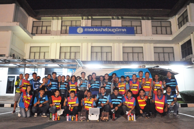 รองผู้ว่าการ (ปฏิบัติการ ๒) ร่วมกับกองระบบจำหน่าย การประปาส่วนภูมิภาคเขต ๖ และการประปาส่วนภูมิภาค สาขาขอนแก่น (ชั้นพิเศษ) ลงพื้นที่เดินสำรวจหาท่อแตกรั่ว มุ่งลดน้ำสูญเสียในระยะยาว