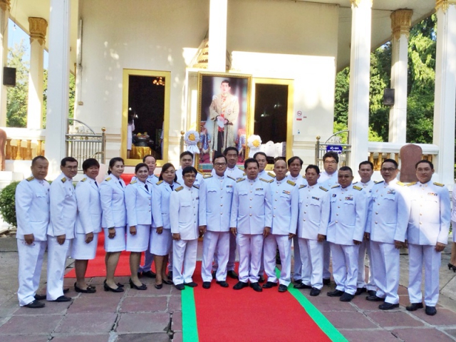 กปภ.สาขาสมุทรสาคร เข้าร่วมพิธีสมโภชผ้าพระกฐิน และพิธีถวายผ้าพระกฐินพระราชทาน ประจำปี 2561