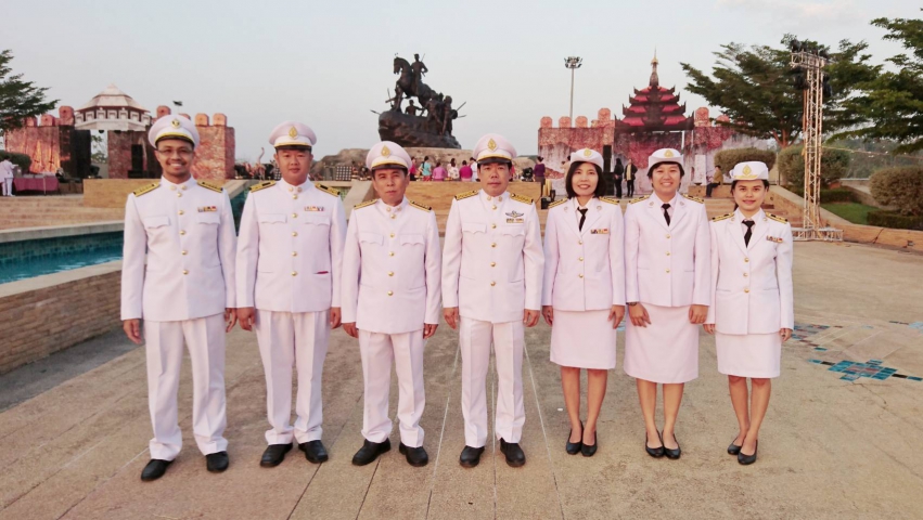 กปภ.สาขาเกาะคาร่วมงานวันรัฐพิธีวันยุทธหัตถีของสมเด็จพระนเรศวรมหาราช