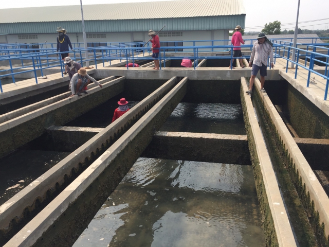 กปภ.สาขาธัญบุรี ล้างถังตกตะกอน ตามโครงการบริหารจัดการน้ำสะอาด Water Safety Plan