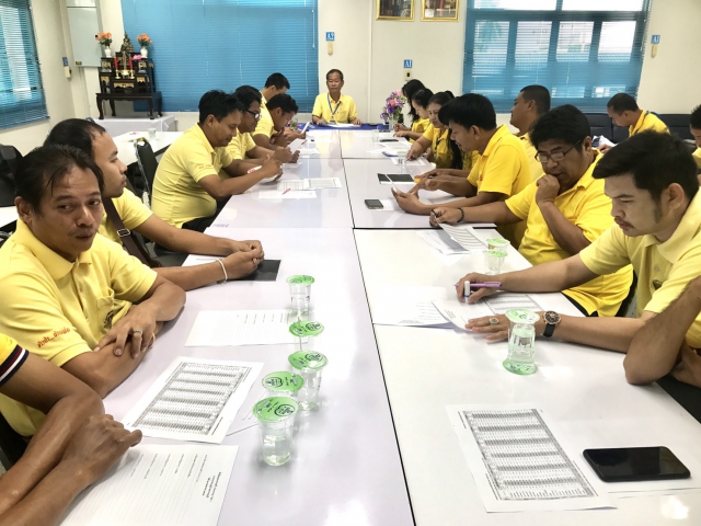 กปภ.สาขากุยบุรีจัดกิจกรรม Morning talk (โครงการสนทนายามเช้า) ประจำเดือนพฤษภาคม 2562