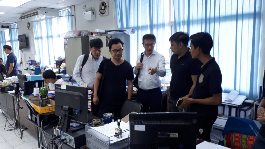 กปภ.สาขารังสิต(พ) ให้การต้อนรับคณะเจ้าหน้าที่บริหารจัดการน้ำจากประเทศจีน