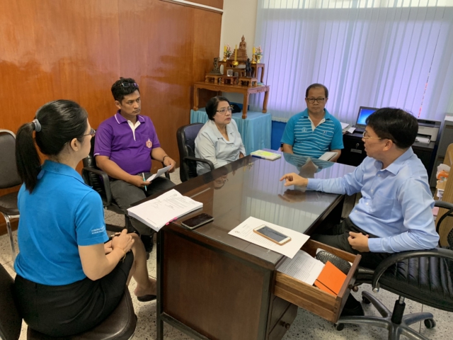 การประปาส่วนภูมิภาคสาขาบางคล้า จัดประชุมหัวหน้างานในสังกัด เกี่ยวกับการดำเนินงาน การจ้างเหมาบริการ ของ กปภ.