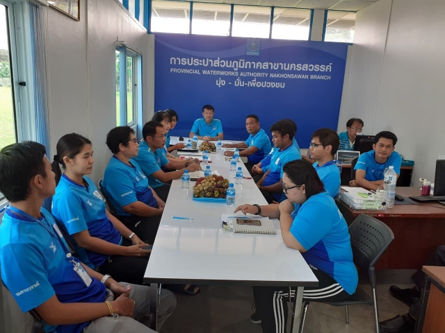 การประปาส่วนภูมิภาคสาขานครสวรรค์ จัดกิจกรรมสนทนายามเช้า (Morning Talk) ครั้งที่ 11/2562 ประจำเดือนสิงหาคม 2562