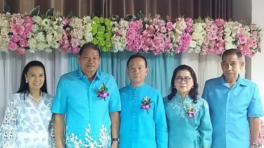 นายขวัญชัย กิจกอบชัย ผจก.กปภ.(พ) สาขาพระนครศรีอยุธยา เข้าร่วมเป็นเจ้าภาพ ในกิจกรรมสภากาแฟ ณ โรงแรมอยุธยาแกรนด์โฮเต็ล จังหวัดพระนครศรีอยุธยา
