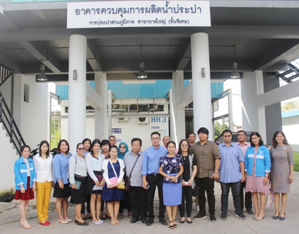 เทศบาลนครยะลา เยี่ยมชมและศึกษาดูงาน การบริหารงานกิจการประปา ของ  กปภ.สาขาหาดใหญ่ (พ)