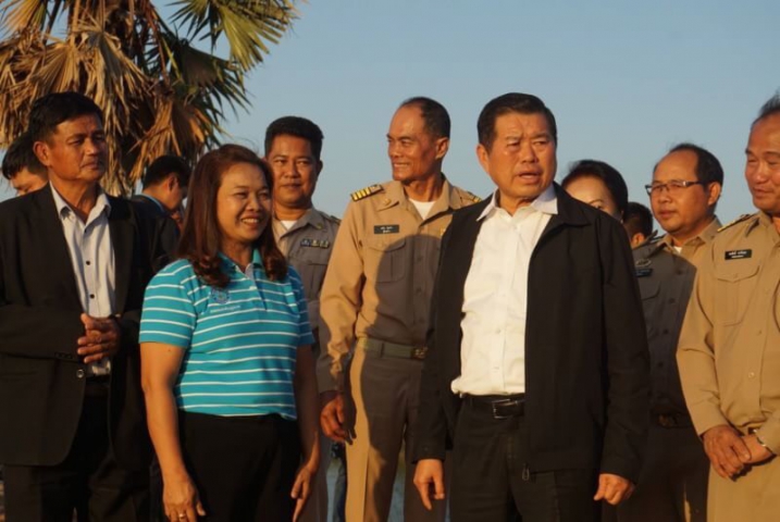 กปภ.สาขาพิมาย เข้าร่วมต้อนรับรัฐมนตรีช่วยว่าการกระทรวงมหาดไทย เดินทางตรวจเยี่ยม ณ. จุดสูบน้ำลำฉมวก บ้านเมืองรัง ต.หลุ่งประดู่ อ.ห้วยแถลง จ.นครราชสีมา