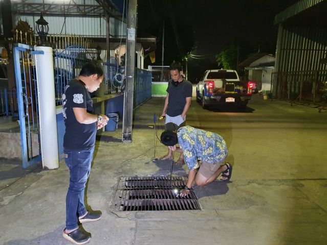 กปภ.สาขากำแพงเพชร ออกสำรวจหาท่อแตก ท่อรั่ว พร้อมส่งช่างดำเนินการทันที