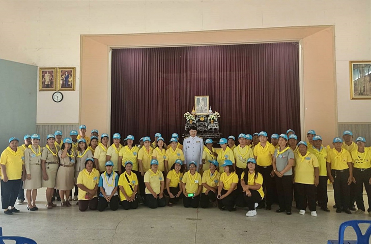 กปภ.สาขาปราณบุรี เข้าร่วมพิธีมอบหมวกและผ้าพันคอจิตอาสาพระราชทาน