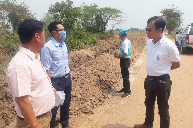 ผอ.กปภ.ข.6 ลงพื้นที่ กปภ.สาขาจัตุรัส ติดตามความก้าวหน้าโครงการแก้ไขปัญหาภัยแล้ง