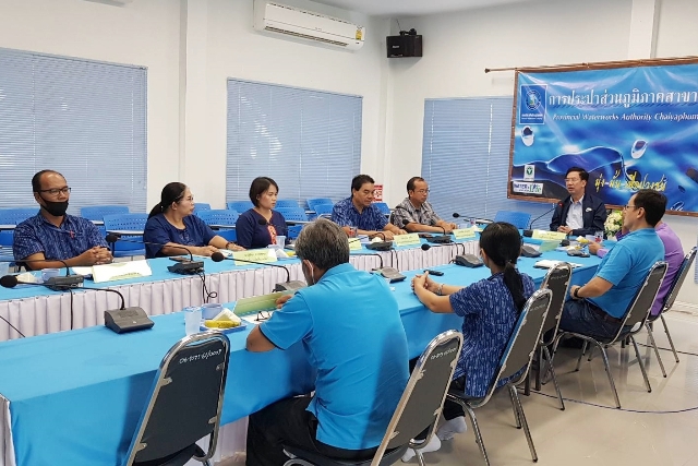 รองผู้ว่าการ (ปฏิบัติการ 2) ลงพื้นที่ตรวจเยี่ยม กปภ.สาขาชัยภูมิ