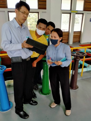 ผู้ช่วยผู้อำนวยการ การประปาส่วนภูมิภาคเขต ๕ พร้อมด้วยทีมงานจากกองระบบจำหน่าย การประปาส่วนภูมิภาคเขต ๕ ลงพื้นที่การประปาส่วนภูมิภาคสาขาสตูล