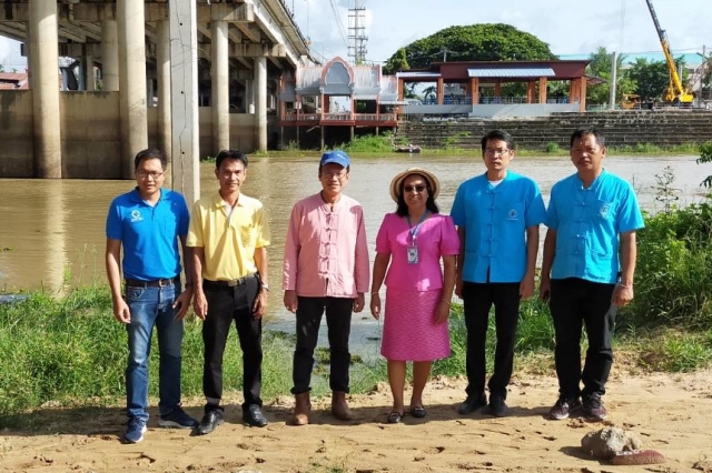ผอ.กปภ.ข.6 ลงพื้นที่ กปภ.สาขาพยัคฆภูมิพิสัย สำรวจแหล่งน้ำในพื้นที่