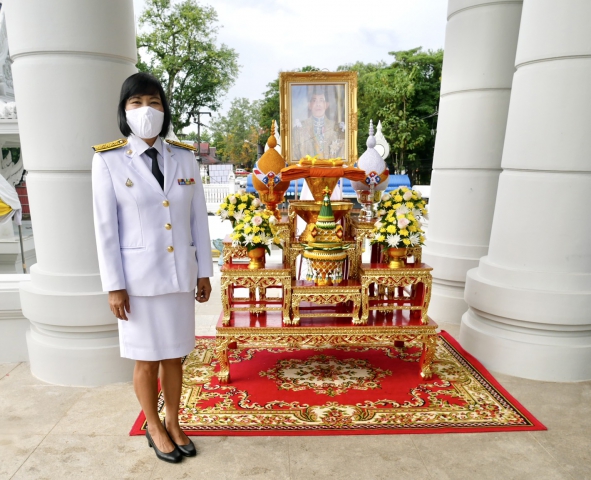 การประปาส่วนภูมิภาคสาขากระบี่ ร่วมพิธีสมโภชผ้าพระกฐินพระราชทานและพิธีอัญเชิญผ้าพระกฐินพระราชทาน ประจำปีพุทธศักราช 2563 พระบาทสมเด็จพระปรเมนทรรามาธิบดีศรีสินทรมหาวชิราลงกรณ พระวชิรเกล้าเจ้าอยู่หัว โปรดเกล้าฯพระราชทานเพื่อถวายพระสงฆ์ที่จำพรรษา ณ วัดแก้วโกรวาราม พระอารามหลวง อำเภอเมืองกระบี่ จังหวัดกระบี่